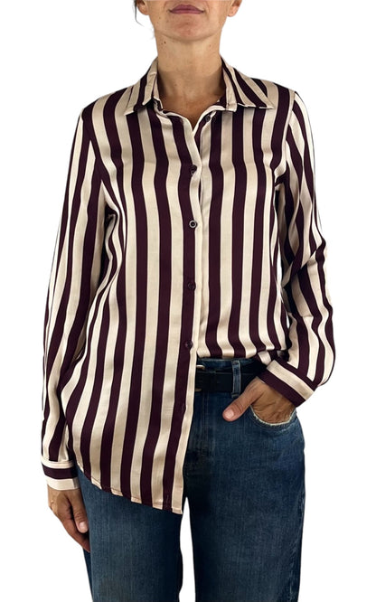 Off-On - Camicia a righe - Burro