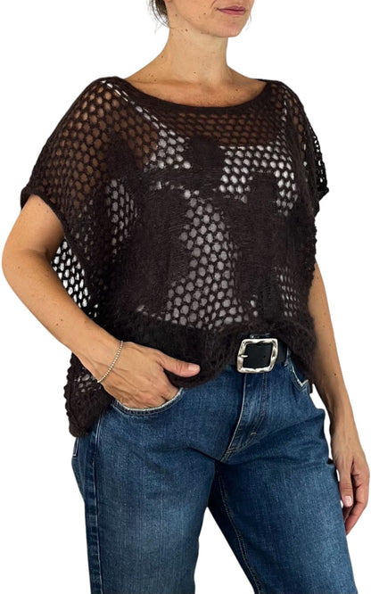 Initial - Gilet traforato - Moro