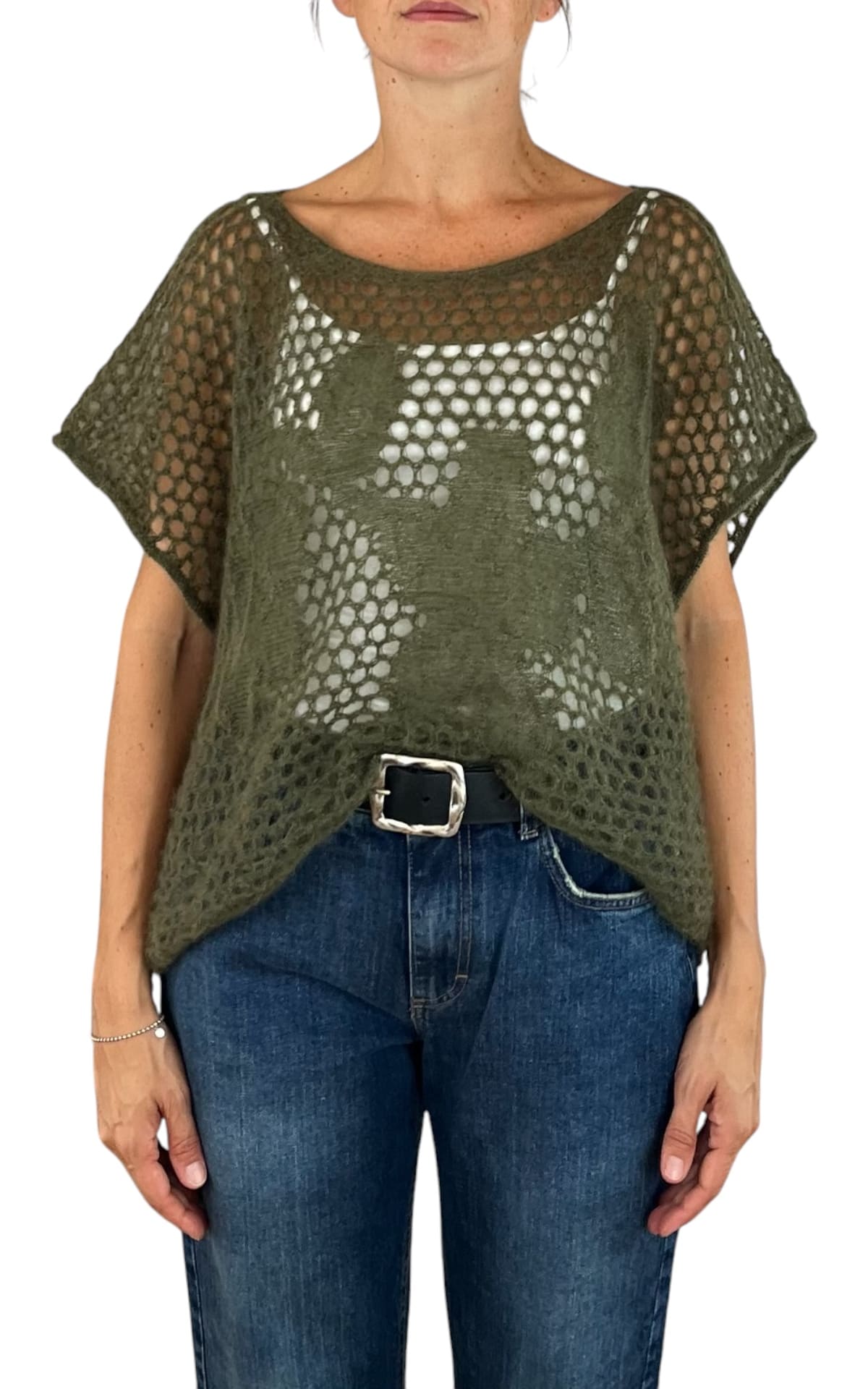 Initial - Gilet traforato - Verde