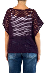 Initial - Gilet traforato - Prugna