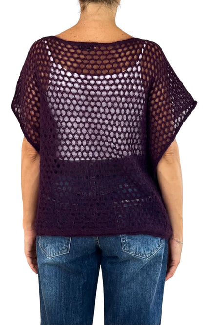 Initial - Gilet traforato - Prugna