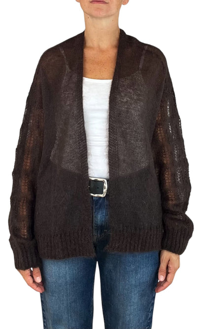 Initial - Cardigan mohair - Moro