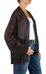 Initial - Cardigan mohair - Moro
