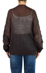 Initial - Cardigan mohair - Moro