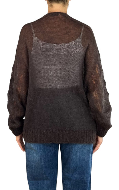 Initial - Cardigan mohair - Moro