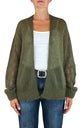 Initial - Cardigan mohair - Verde militare