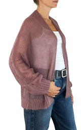 Initial - Cardigan mohair - Rosa