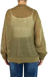 Initial - Cardigan mohair - Olio