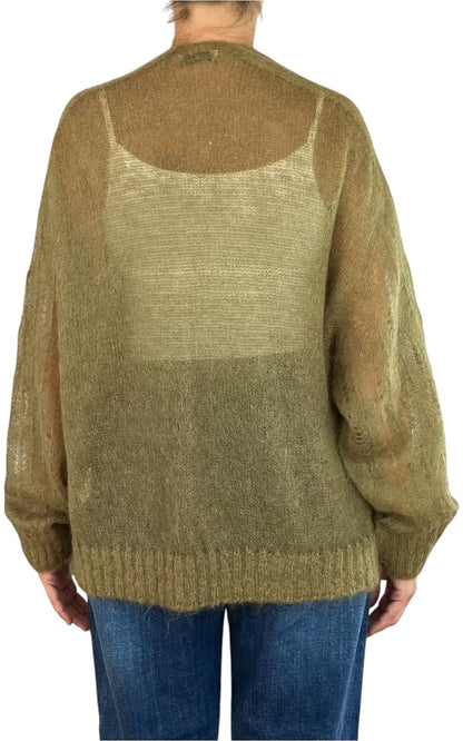 Initial - Cardigan mohair - Olio