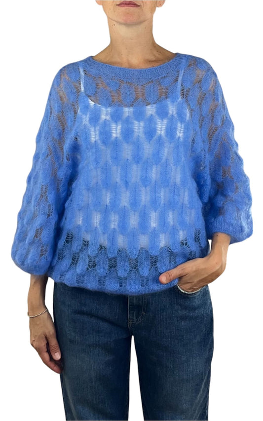 Off-on - Maglia pavone - Azzurro