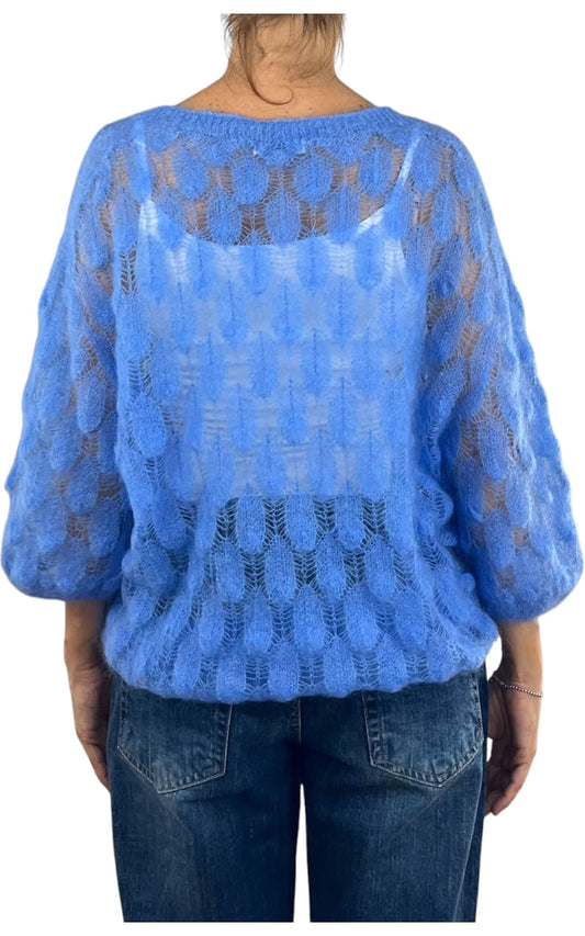 Off-on - Maglia pavone - Azzurro