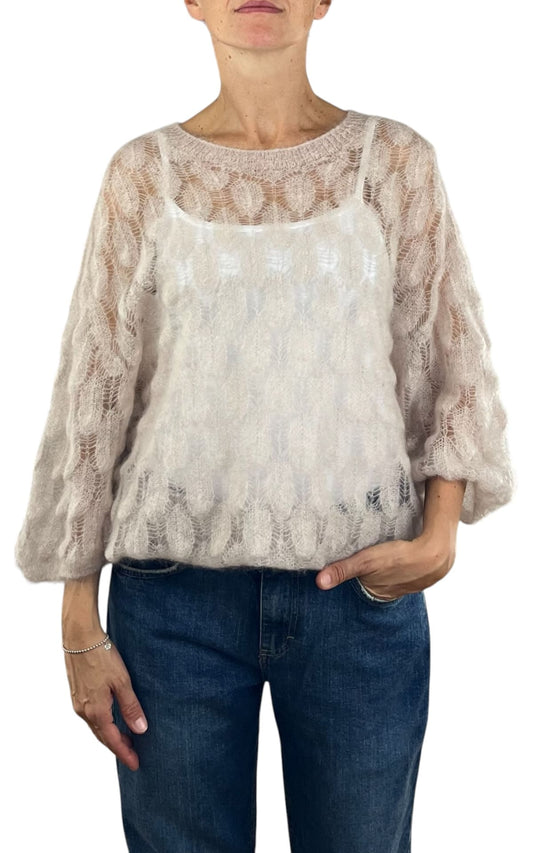 Off-on - Maglia pavone - Burro