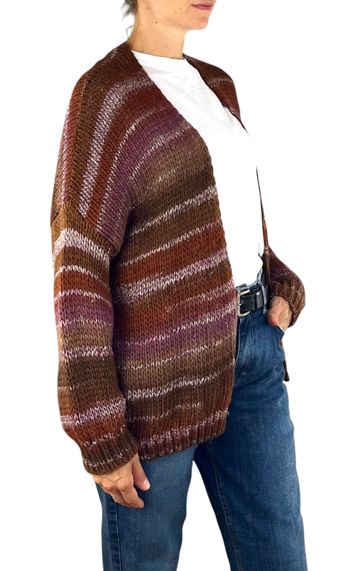 Susan Di - Cardigan sfumato - Magenta