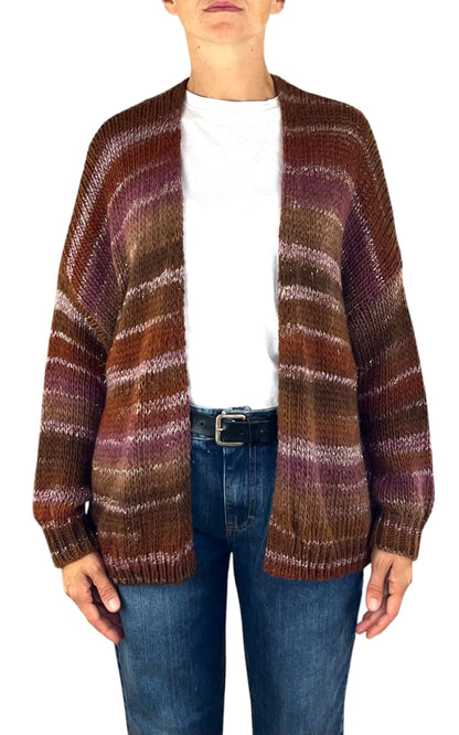 Susan Di - Cardigan sfumato - Magenta