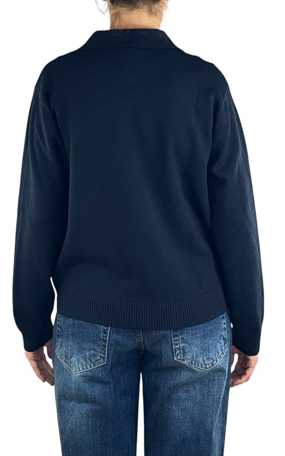 Initial - Polo in maglia - Blu