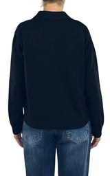 Initial - Polo in maglia - Nero