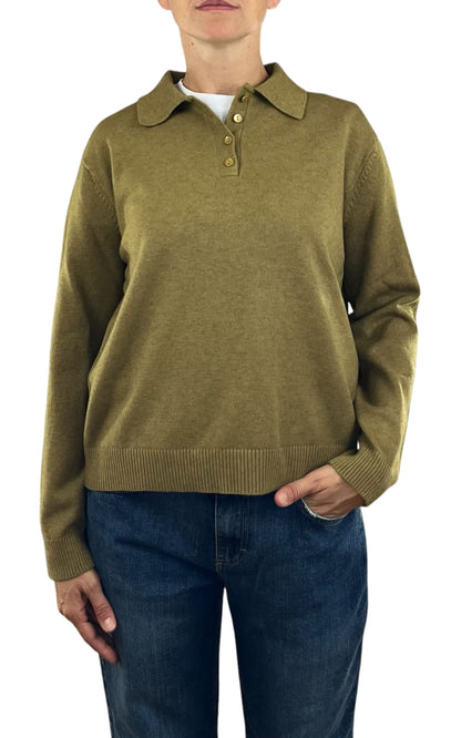 Initial - Polo in maglia - Olio