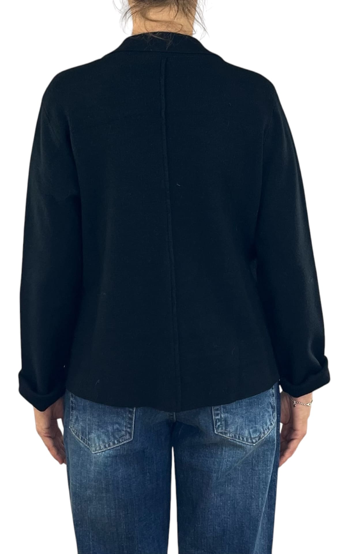 Initial - Giacca in maglia - Nero