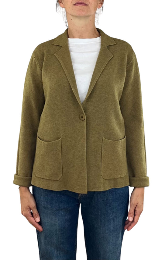 Initial - Giacca in maglia - Olio