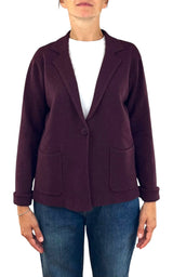 Initial - Giacca in maglia - Vino