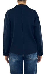 Initial - Giacca in maglia - Blu
