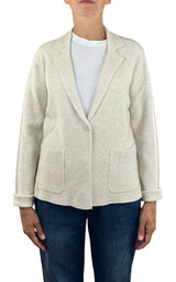 Initial - Giacca in maglia - Burro