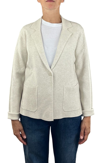 Initial - Giacca in maglia - Burro