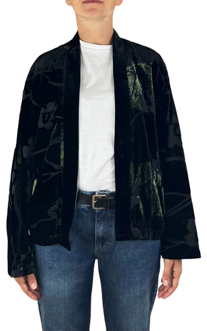 Wu'Side - Bomber damascato - Nero/verde