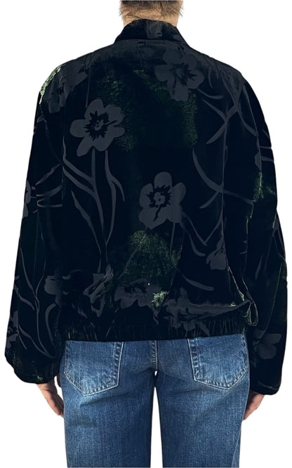 Wu'Side - Bomber damascato - Nero/verde