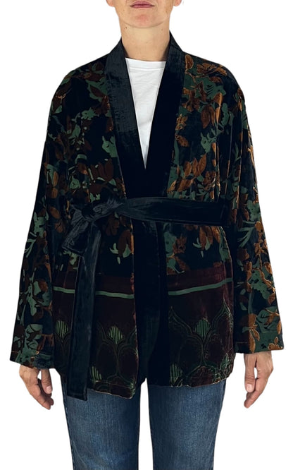 Wu'Side - Kimono damascato - Moro