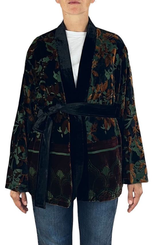Wu'Side - Kimono damascato - Moro