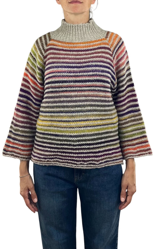 Flaminia G - Maglia cratere multicolor - Burro