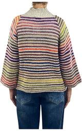 Flaminia G - Maglia cratere multicolor - Burro