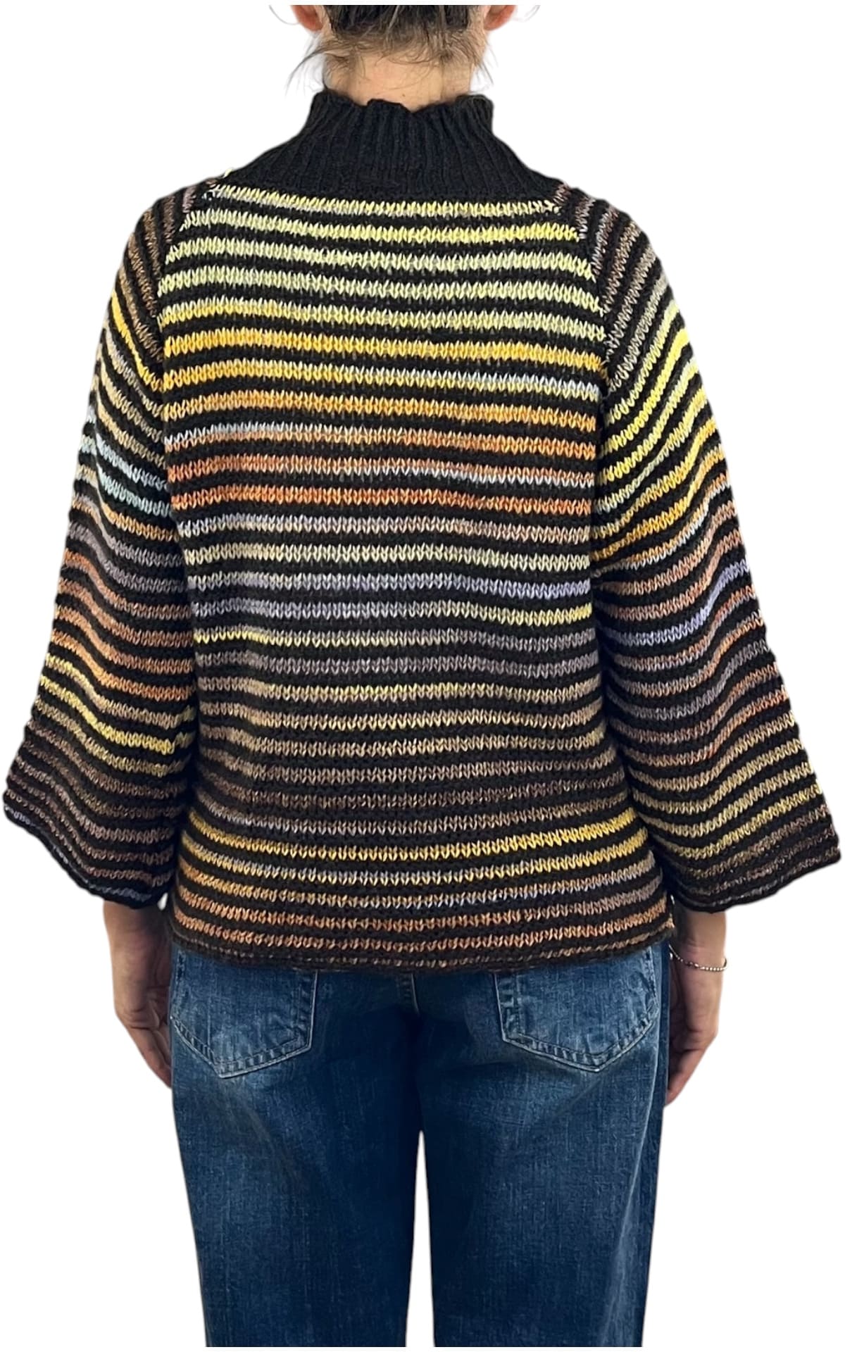 Flaminia G - Maglia cratere multicolor - Marrone
