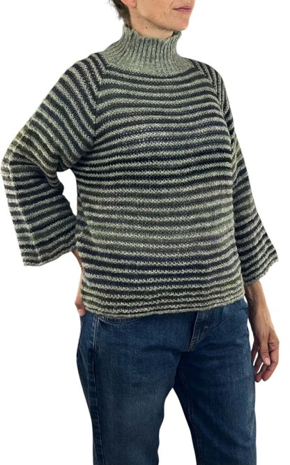 Flaminia G - Maglia cratere multicolor - Verde