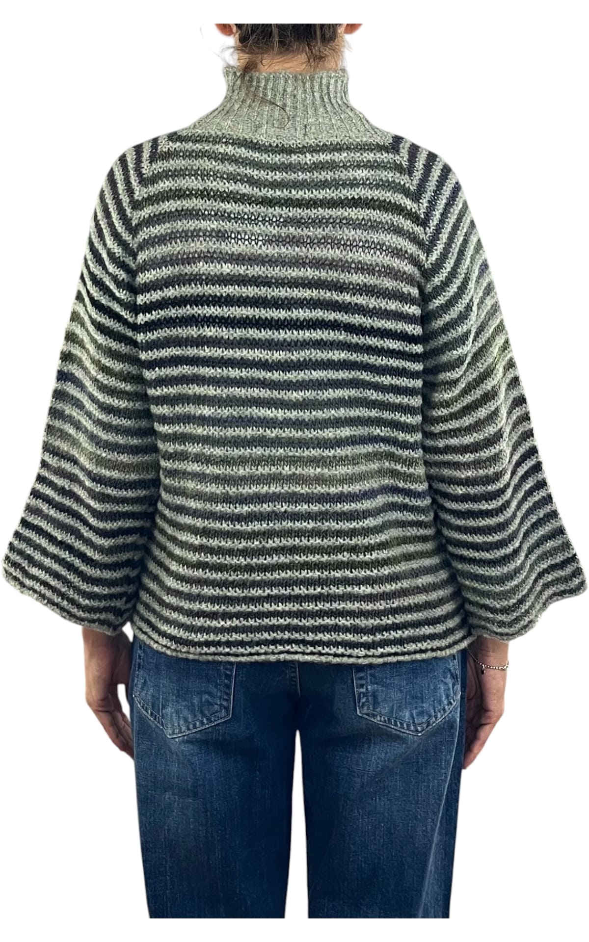 Flaminia G - Maglia cratere multicolor - Verde