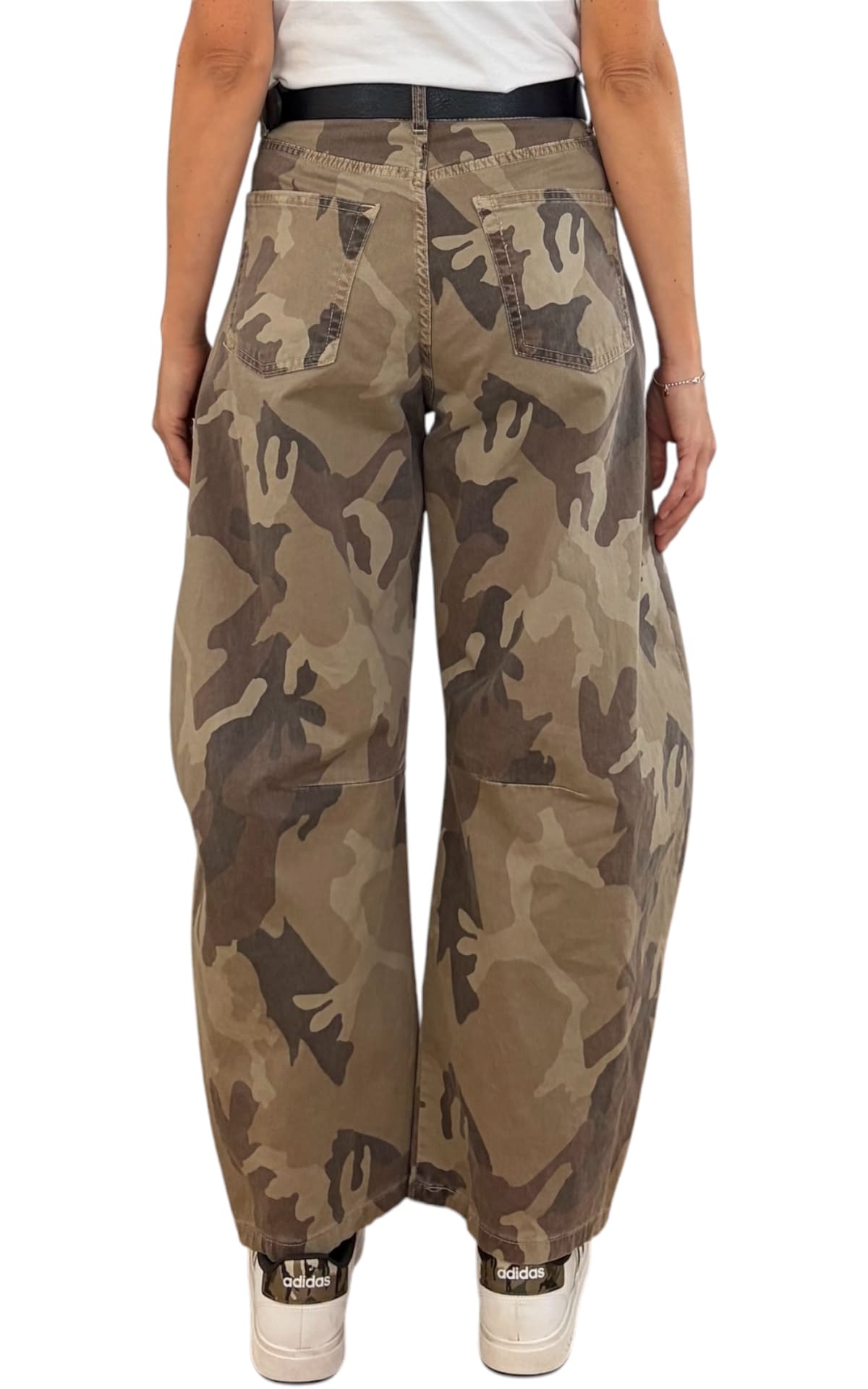 Off-on - Pantalone barrel camouflage - Camel