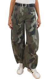 Off-on - Pantalone barrel camouflage - Verde
