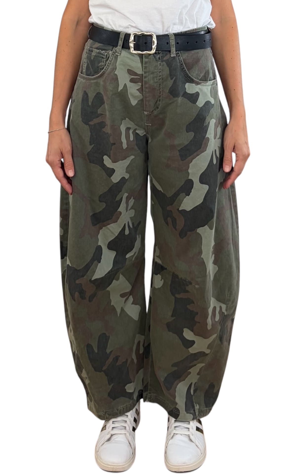 Off-on - Pantalone barrel camouflage - Verde