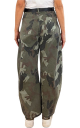Off-on - Pantalone barrel camouflage - Verde