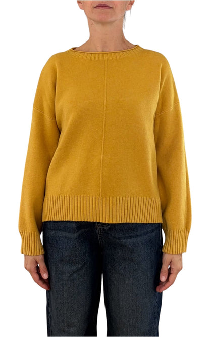 Initial - Maglia scatoletta - Giallo