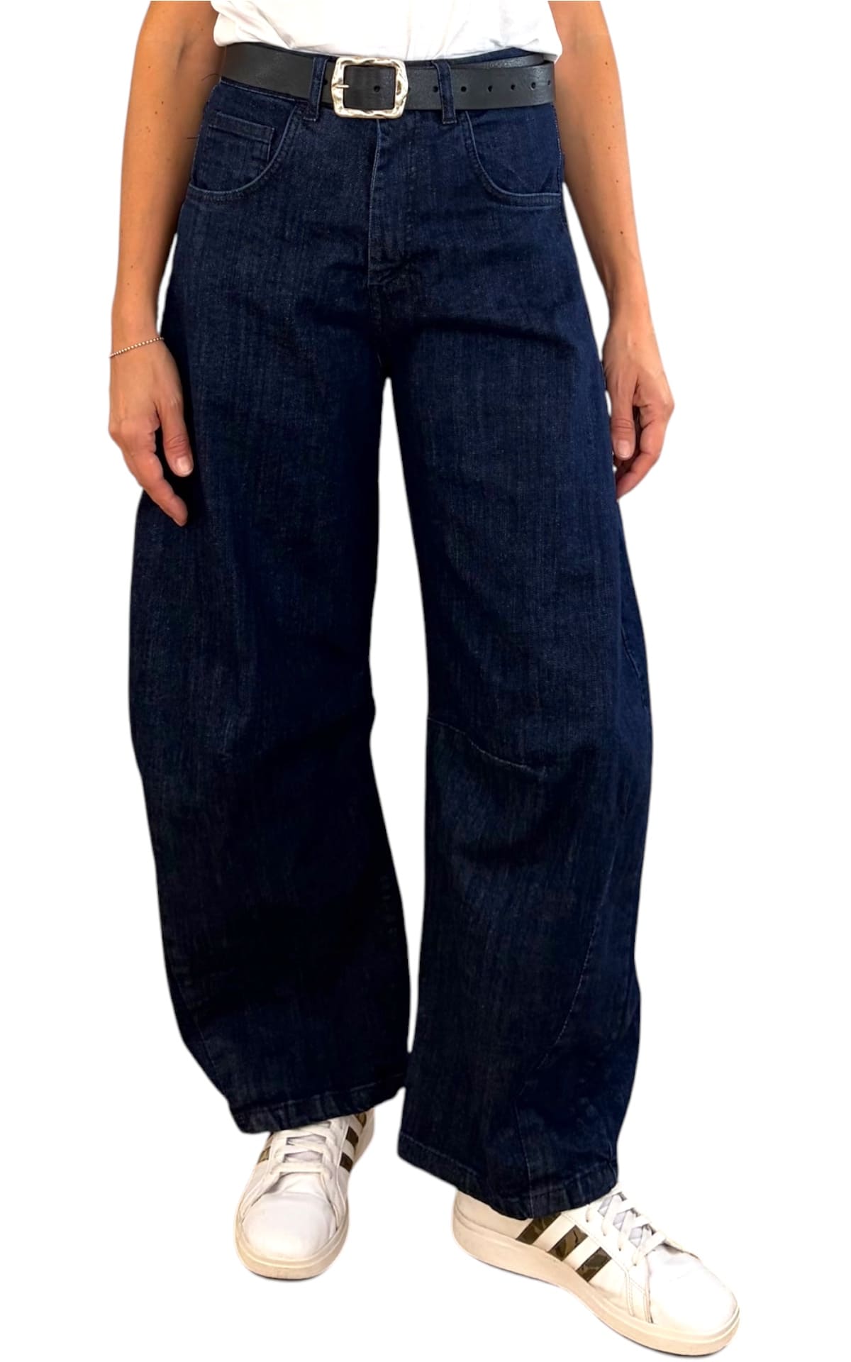 Off-On - Jeans baloon - Denim scuro