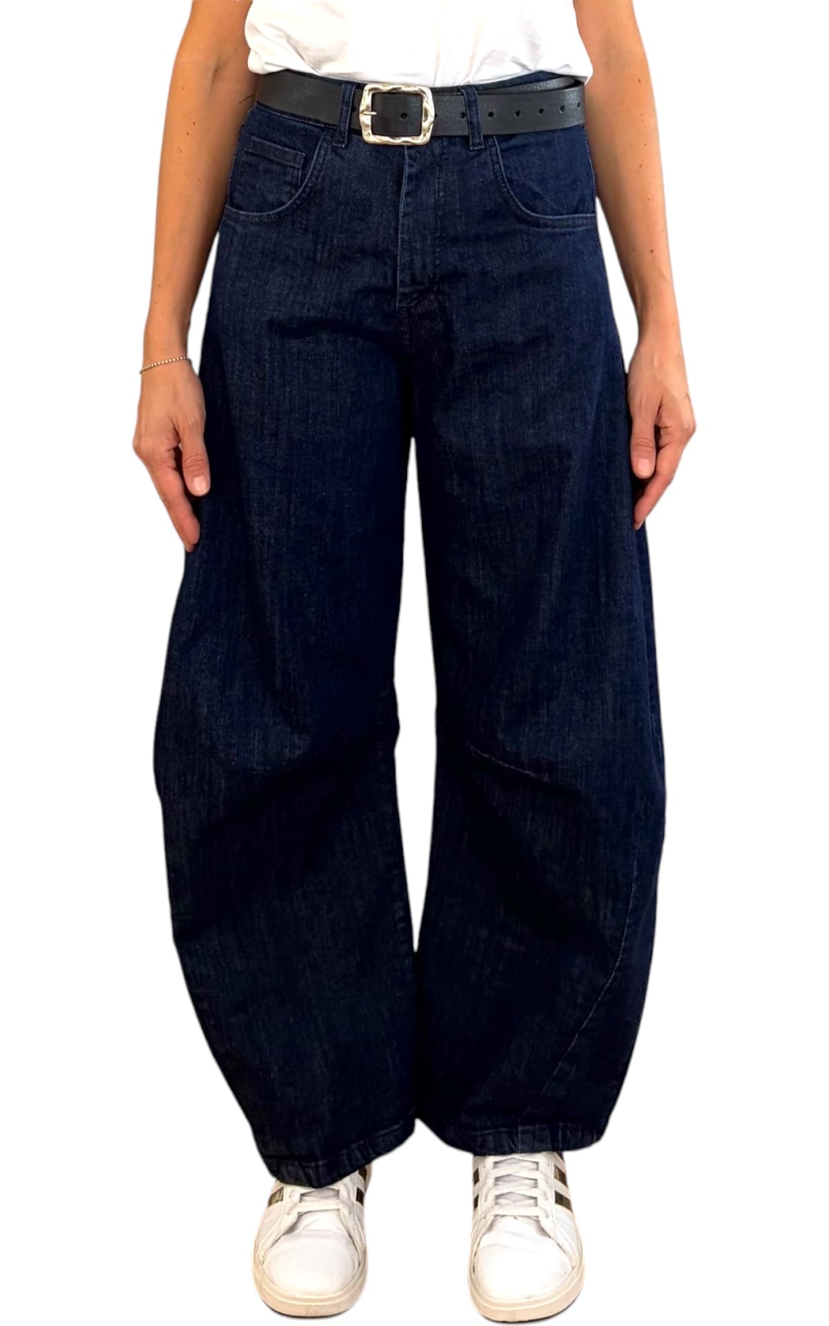 Off-On - Jeans baloon - Denim scuro
