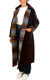 Wu'Side - Cappotto double check - Moro