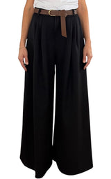Minth - Pantalone palazzo - Nero