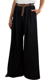 Minth - Pantalone palazzo - Nero