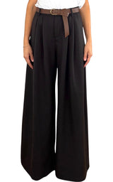 Minth - Pantalone palazzo - Moro