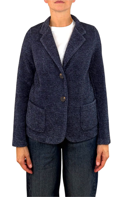 Susan Di - Giacca sale e pepe - Blu