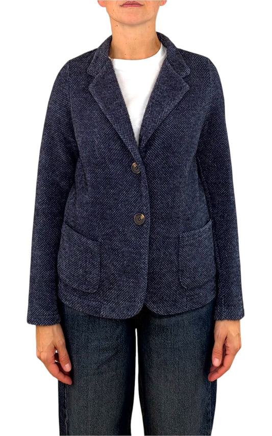 Susan Di - Giacca sale e pepe - Blu