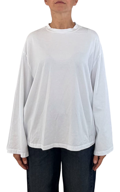 Off-On - T-shirt manica campana - Bianco